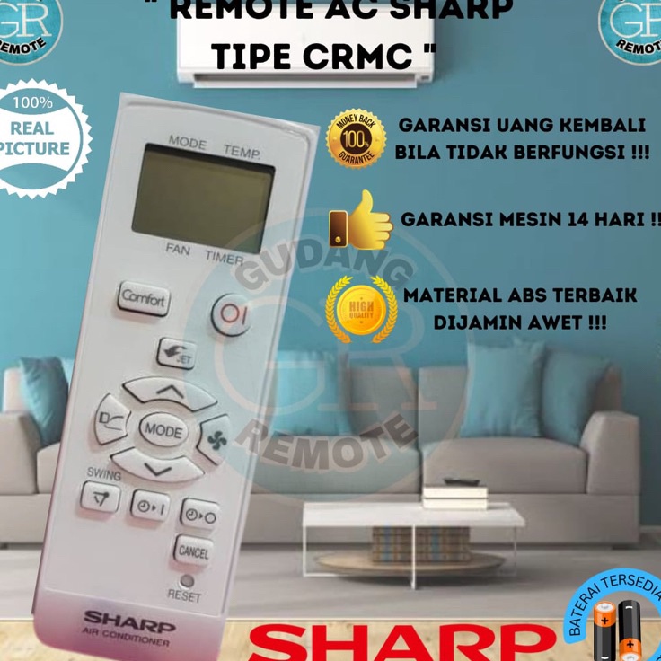 Jpb REMOTE AC SHARP CRMC SERIES