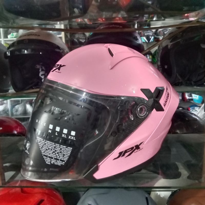 HELM JPX NOVA X - PINK || JPX NOVA X ORIGINAL || HELM HALF FACE