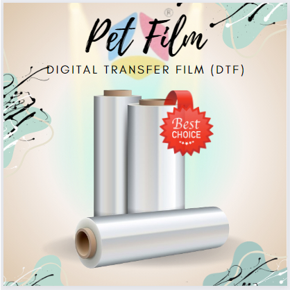 Pet Film DTF Roll / pet film DTF / Pet Film Roll Berkualitas (2 Roll) Kertas Roll DTF