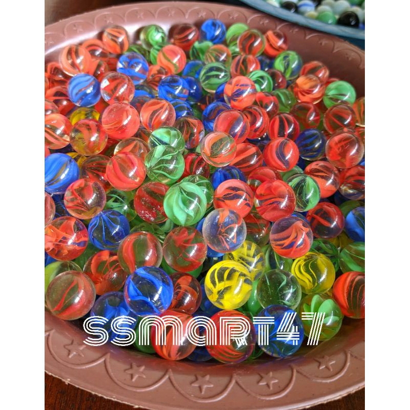 Kelereng Balap Belimbing Mata Kucing  Full Varian Warna