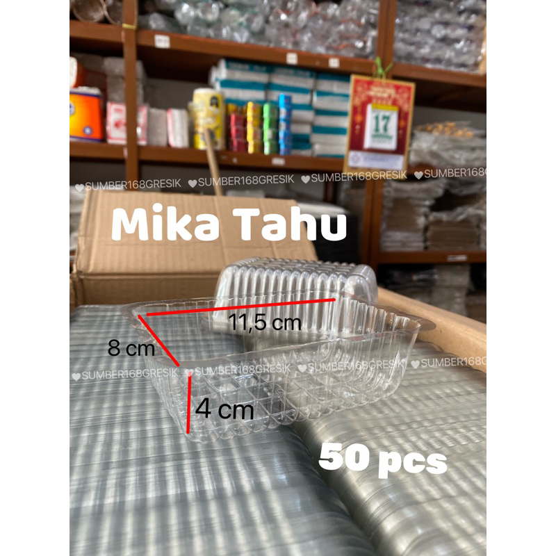 [50pcs] MIKA TAHU | MIKA CEMILAN | MIKA TANPA TUTUP | MIKA SNACK | MIKA DIMSUM