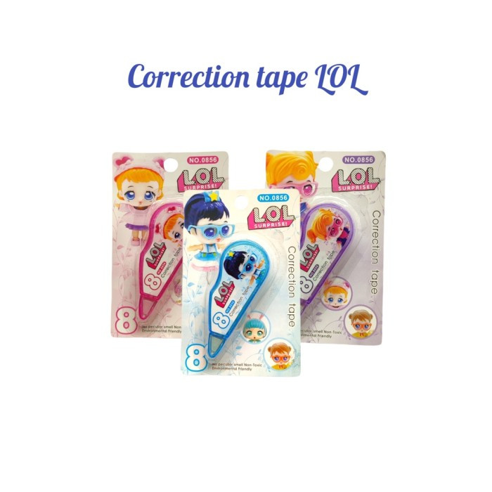

Correction Tape Impor LOL Tebal (5 mm x 3 meter) Tip-ex Kertas