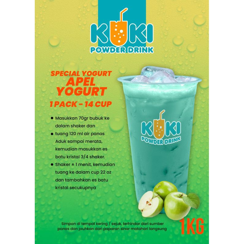 

APPLE MALANG YOGURT 1KG / BUBUK MINUMAN PREMIUM