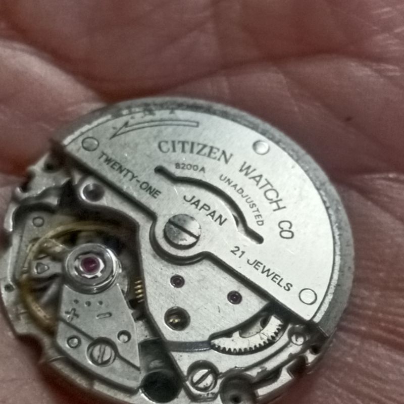 mesin jam citizen 8200a 21 jewels rusak bahan