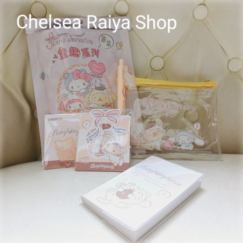 

Set Alat Tulis Sanrio Karakter Cinnamoroll Pompompurin 5pcs Cinamorol Cinamoroll Cinnamonroll Kawaii Original