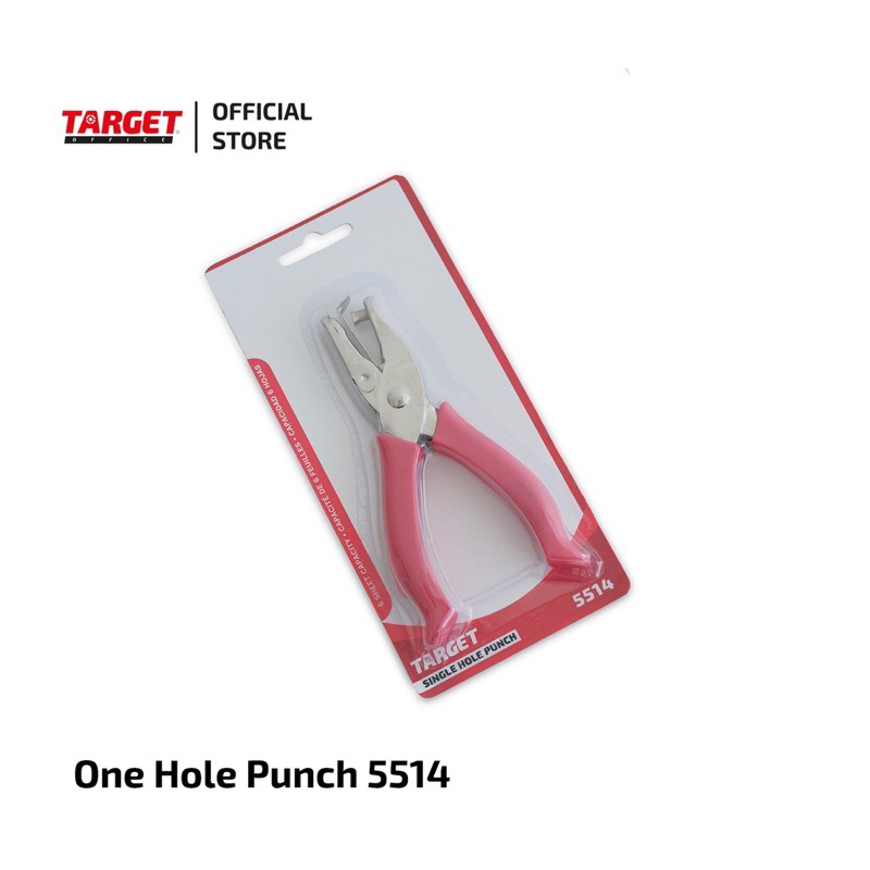 

TARGET Single Hole Punch 5514 / Pelubang Kertas / One Punch Hole / Pembolong Kertas / Perforator