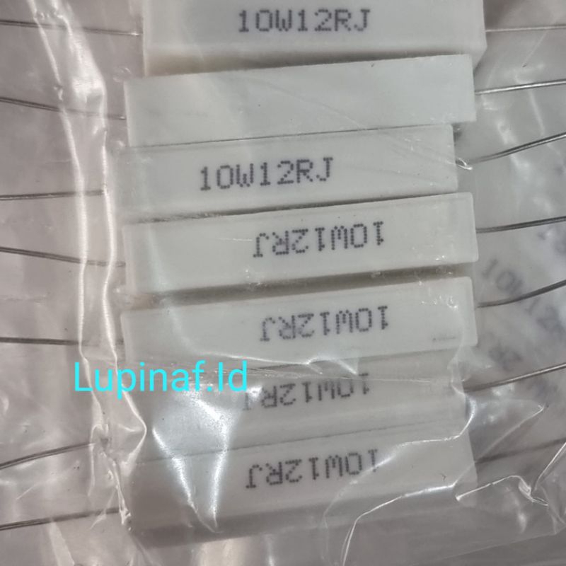 RESISTOR KAPUR 10W 10 WATT 10WATT 10 W 1 10 12 15 33 100 560 OHM