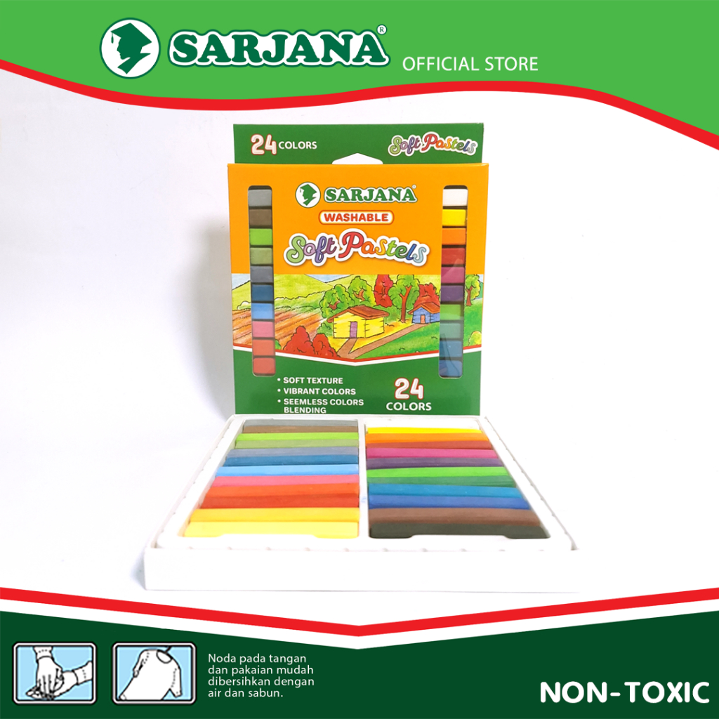 

Sarjana Soft Pastel 24 Batang Warna