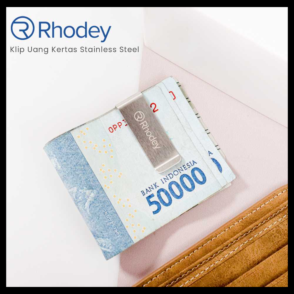 

Dompet Klip Penjepit Uang Kertas Stainless Steel Stylist Unik - HHYF