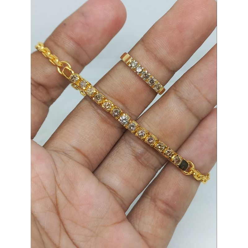 set cincin dan gelang berlian eropa free memo