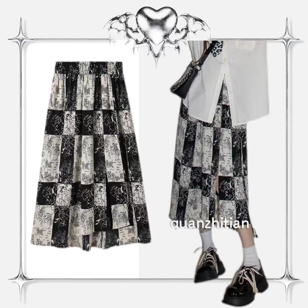 COD##Rok Panjang Wanita - Rok Aesthetic Tali Serut Samping - Skirt Korean Style -plisket rok- rok mo