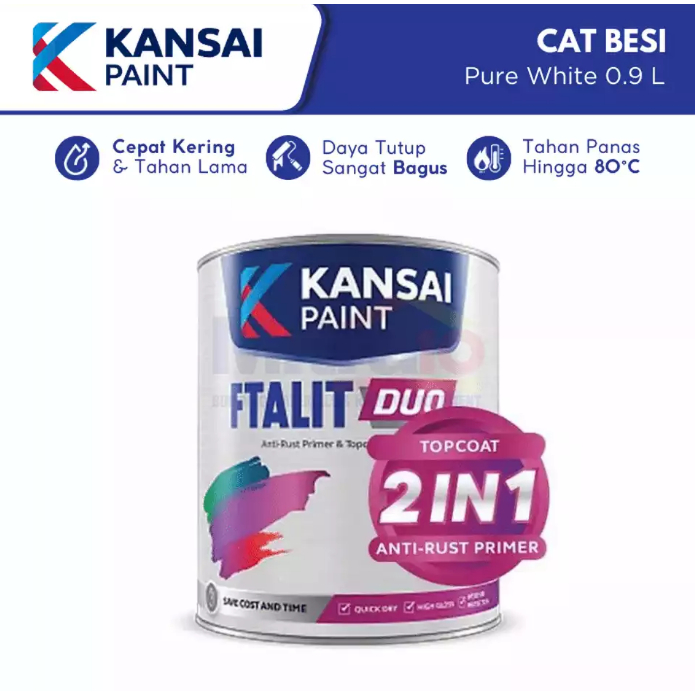 Ftalit Duo Cat Besi  0.9 Liter / Cat Minyak Anti Karat