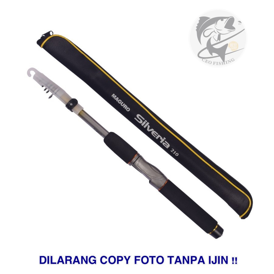 Joran MAGURO SILVERIA 150 s/d 270 | Carbon | Udang | Teleskopik