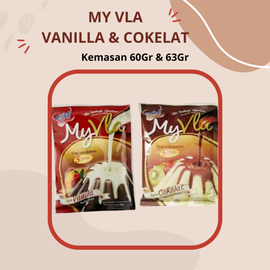 

MY VLA VANILLA 60GR & COKELAT 63GR