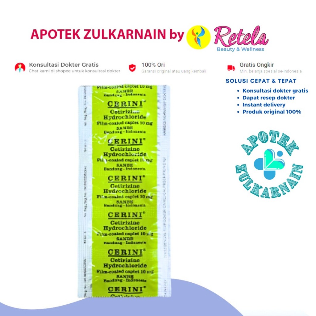 CERINI 10MG 1 STRIP 10 TABLET