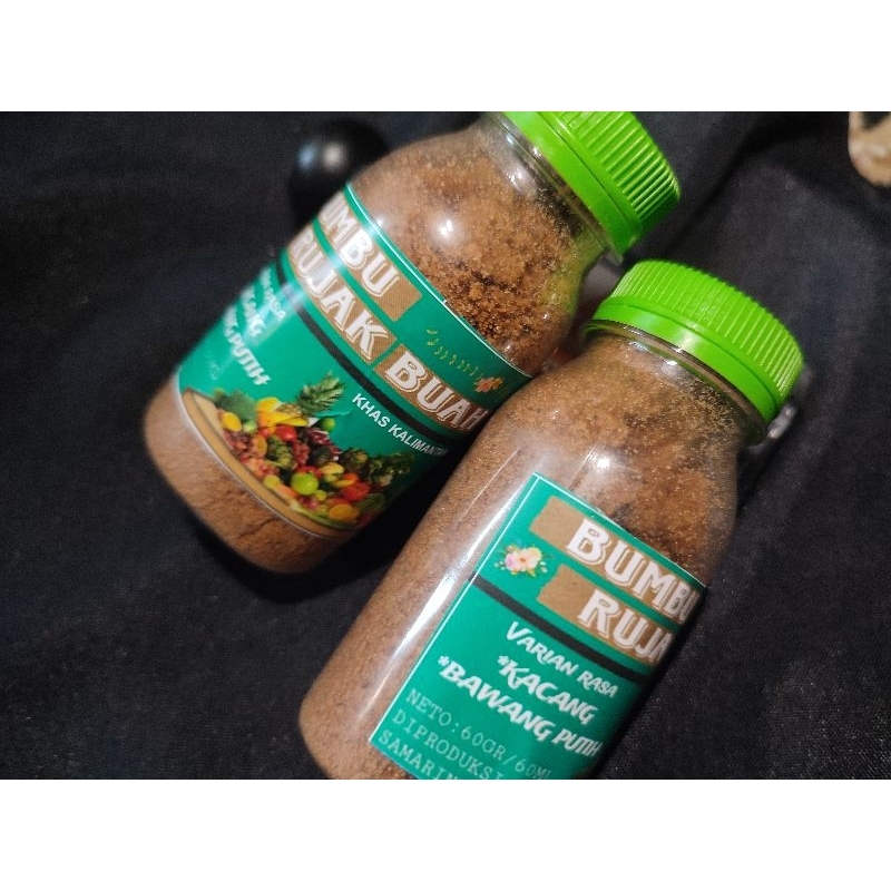 

bumbu rujak buah (khas Kalimantan) neto:60gr bumbu rujak buah