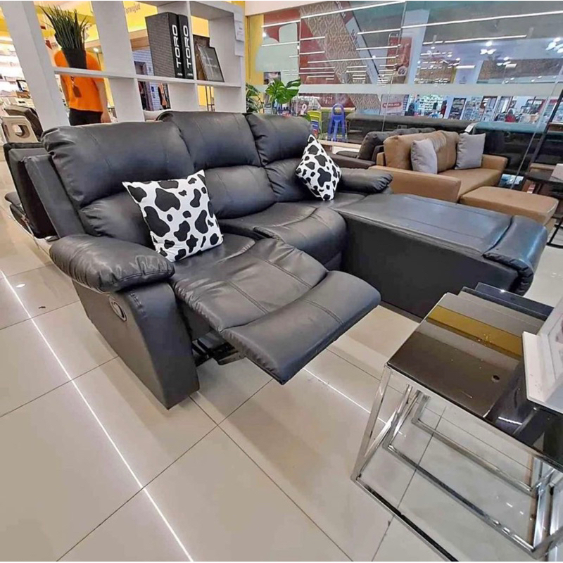 Sofa Sudut Recliner Sofa L Recliner Sofa Sudut Bahan Oscar Anti Air