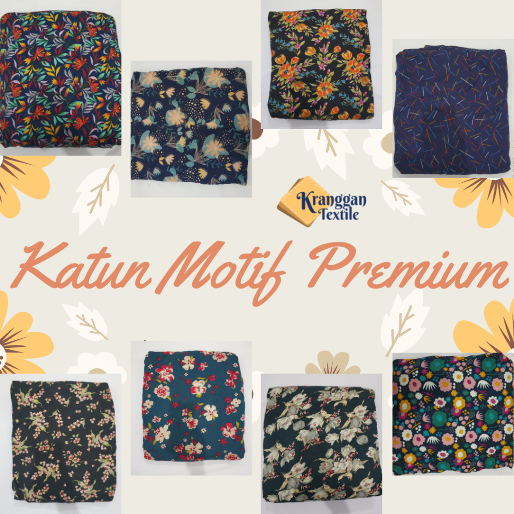 KAIN KATUN MOTIF PREMIUM LEBAR 150CM