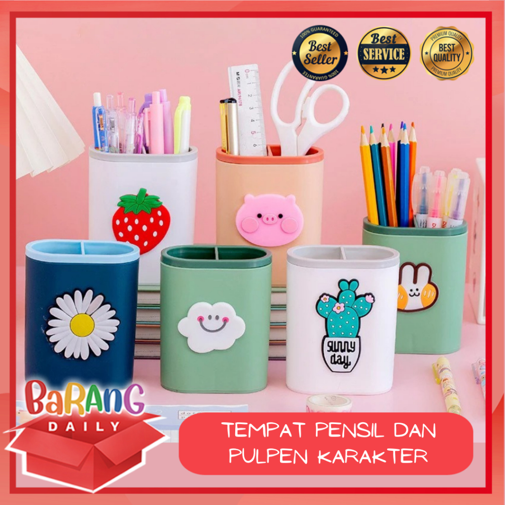 

TEMPAT PENSIL DAN PULPEN KARAKTER SERBAGUNA DESKTOP MULTIFUNGSI PEN HOLDER GAYA KOREA