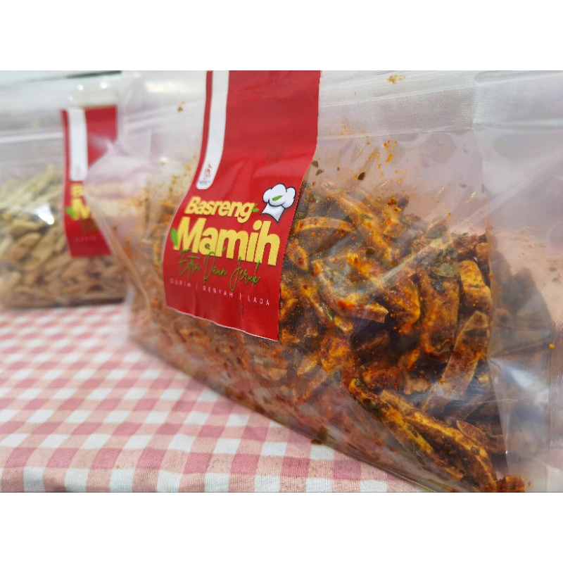 

Basreng Mamih PEDAS 1KG