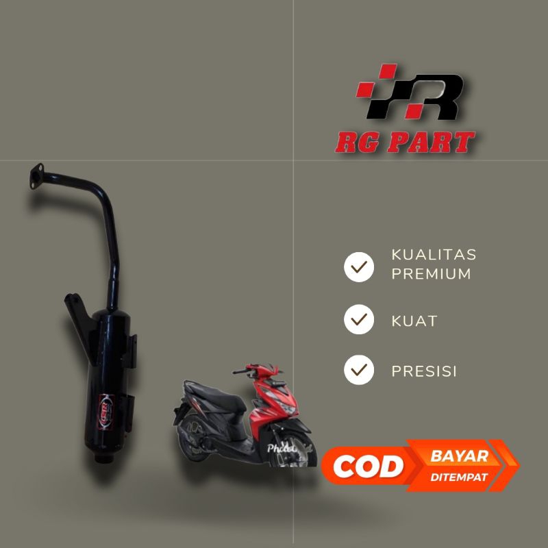 Knalpot Bobokan CSR Beat esp beat Eco
