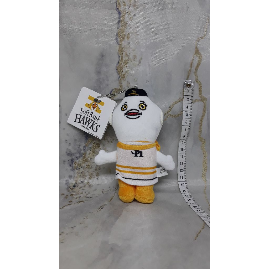 Fukuoka Softbank Hawks Plush Doll Mascot Boneka