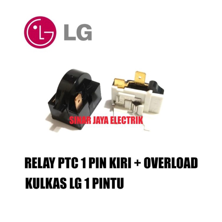 RELAY PTC OVERLOUD KULKAS LG 1 PINTU
