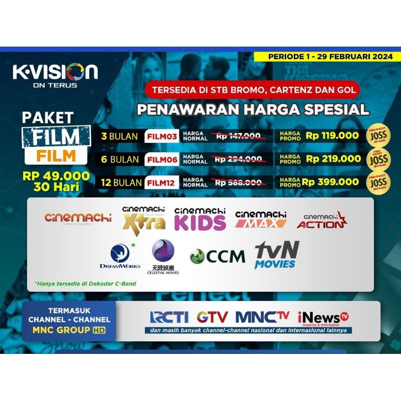 K-Vision paket film