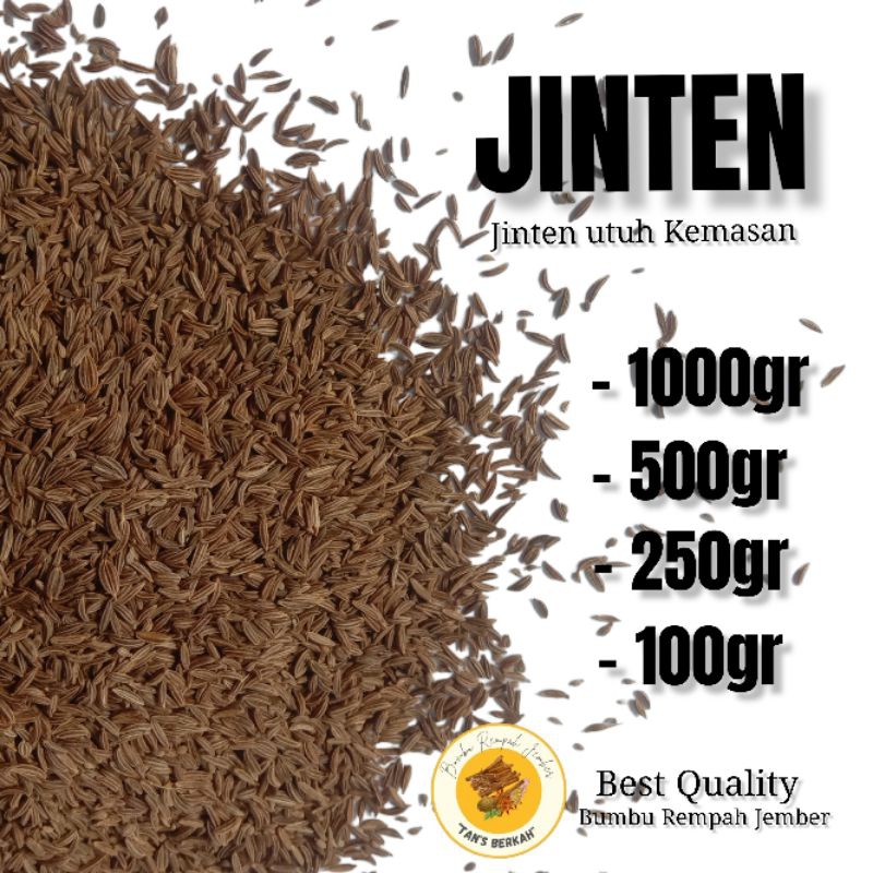 

Jinten utuh kemasan 1 kg dan 500gr