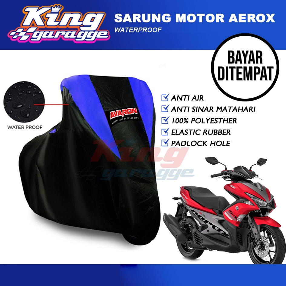 Sarung Motor Aerox/Cover Motor Yamaha Aerox /Jas Motor Aerox Berkualitas/Selimut Motor Aerox /Tutup 