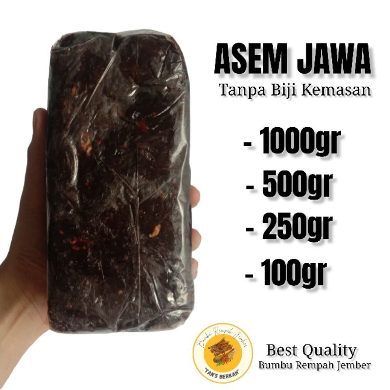 

Asem jawa | Asam Jawa non biji kemasan 1 kg dan 500gr