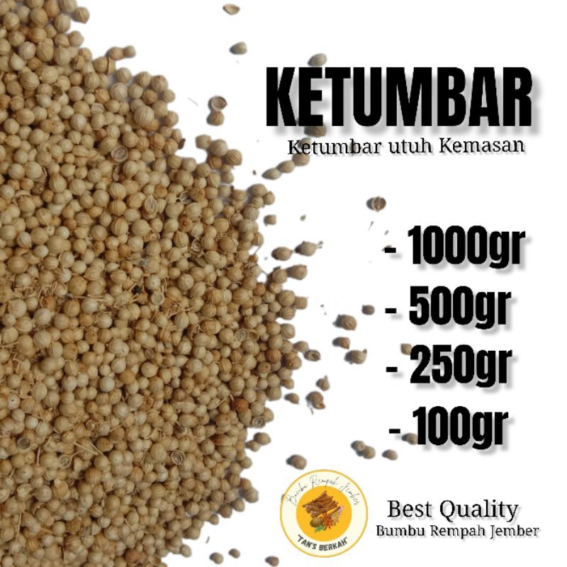 

KETUMBAR MURAH!!! ketumbar kemasan 1kg | Coriander 1 kg