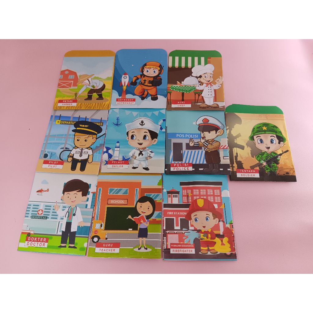 

Amplop Lebaran Ukuran Medium atau Uang Lipat 1 Edisi Profesi