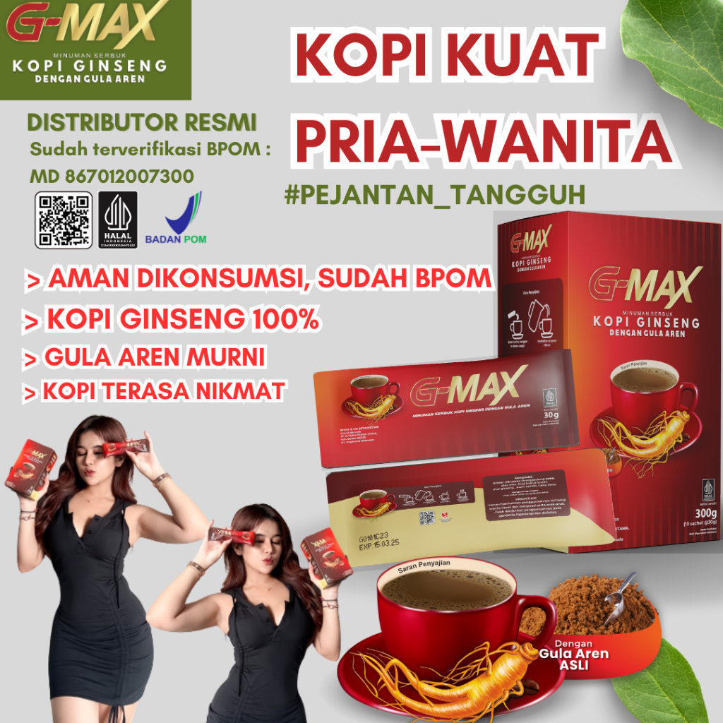 

Beli Kopi Gmax 1 Box isi 10 sacet lebih Murah - Khasiat sama KOFFIE SLB ( KOPI SLB ISI 1 SACHET ) ORIGINAL Kopi Borneo Original Isi 5 Sachet Per Box opi Java Plus Kopi JAVA+ Kopi Vitalitas Terlaris