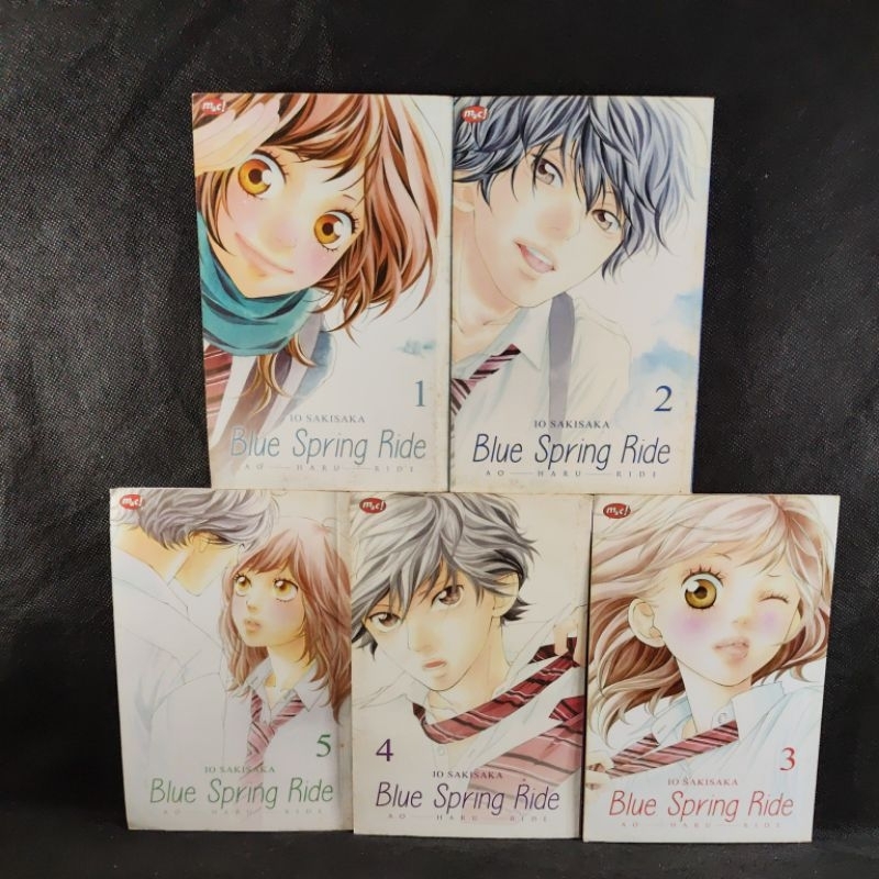 Buku / Komik Blue Spring Ride Ao Haru Ride, Io Sakisaka, Vol 1,2,3,4,5, M&C