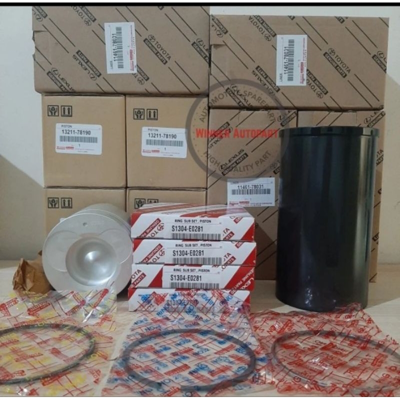 liner kit liner set ht130 dutro liner set toyota dyna ht130 ht 130 original 100%