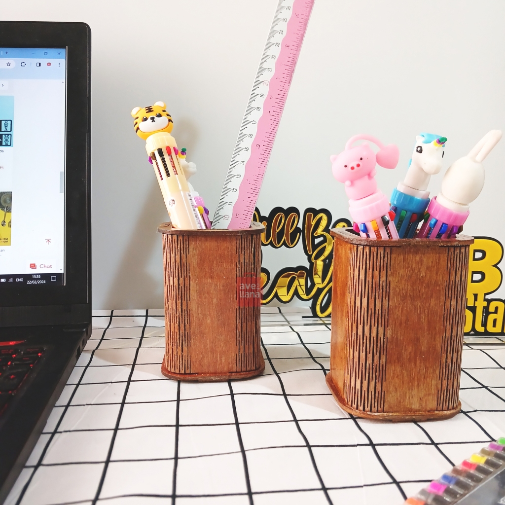 

Kotak Pensil Kayu Kecil Minimalis - Pencil Case