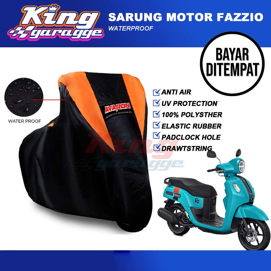 Sarung Motor Fazzio/Cover Motor Honda Fazzio /Jas Motor Fazzio Berkualitas/Selimut Motor Fazzio /Tut