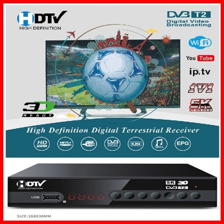 Paling Popular HDD Set Top Box Penerima Siaran Digital Indonesia DVBT2 STB Digitalisasi TV