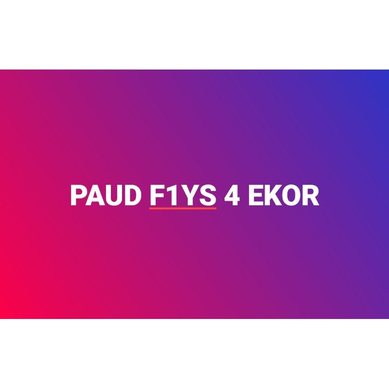 KENARI PAUD F1YS