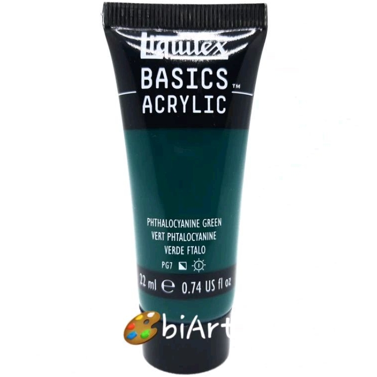 

Liquitex Basics Acrylic Colour 22 ml Phthalocyanine Green