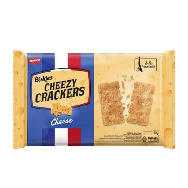 

Biskies cheezy crackers cheese 96 gr