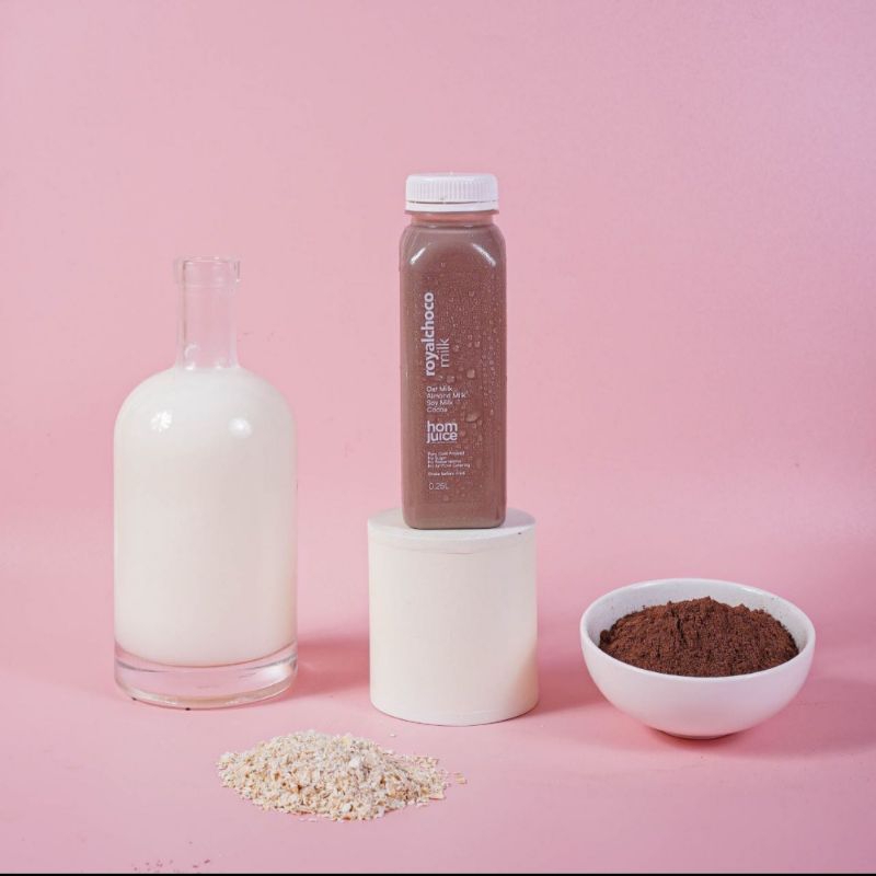 

Jus sehat jus Detox Cold Pressed Juice | Homjuice Royal choco 250ml Mix Almond milk Dan Choco Tanpa Gula Tanpa Pengawet