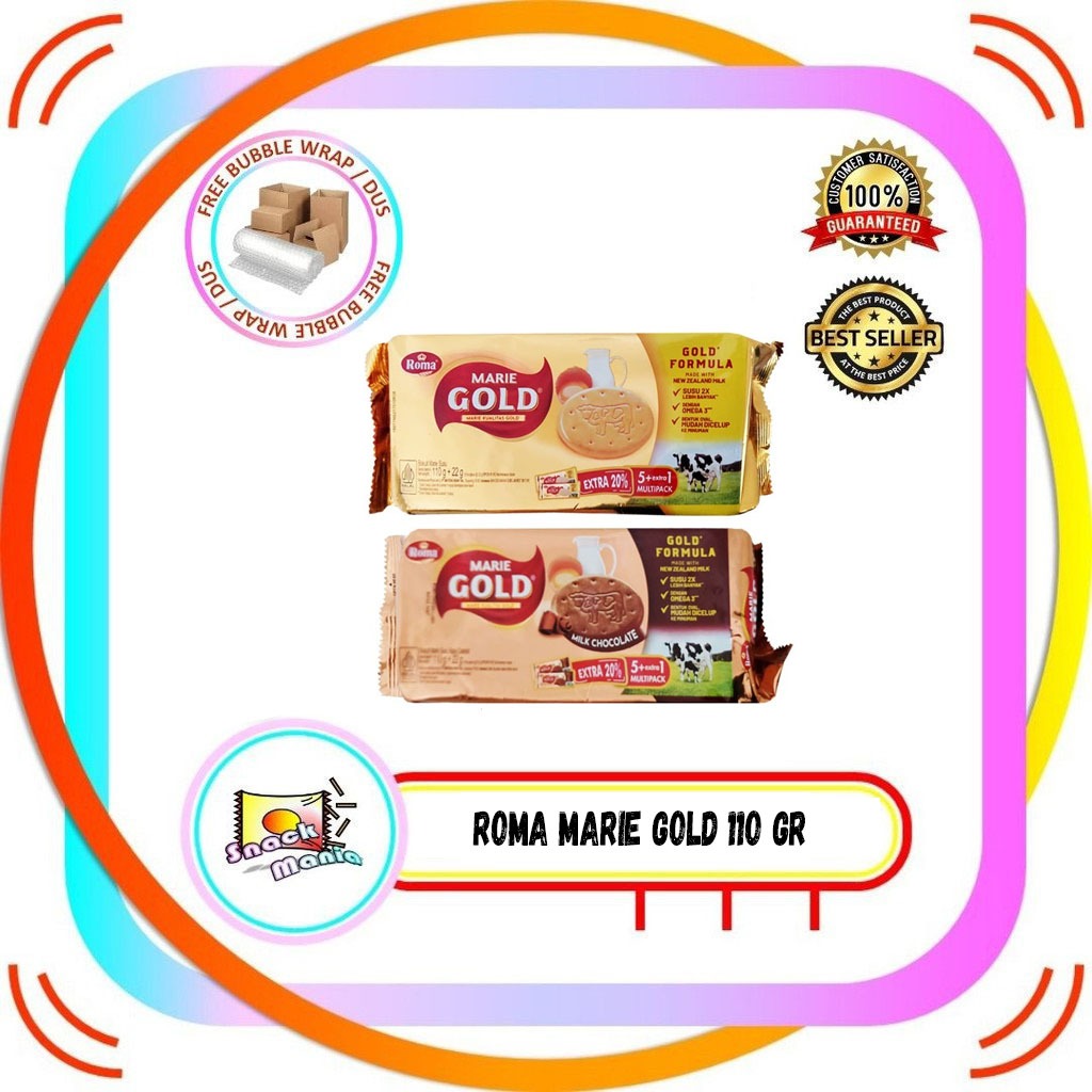 

Roma Marie Gold Formula Original | Coklat ~ 110 gr Biskuit Marie Susu