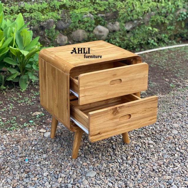 Nakas Laci Bufet Pendek Kayu Jati