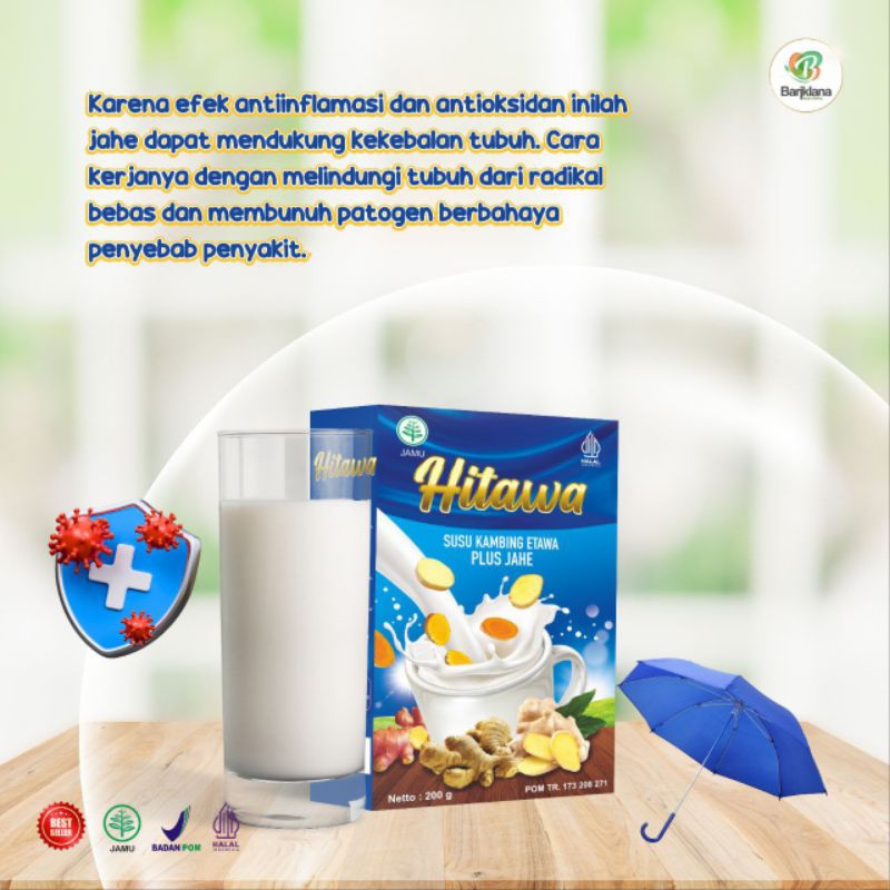 

HITAWA Susu Kambing Jahe Susu Kesehatan Tulang dan Sendi