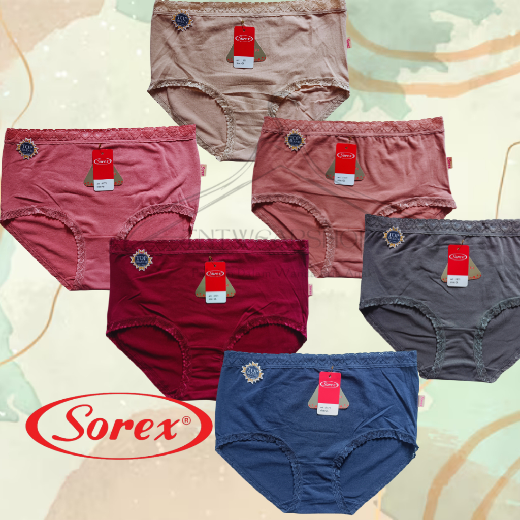 3 pcs Celana Dalam Wanita Sorex 1239 Super Soft Underwear CD JUMBO Lembut Nyaman | M L XL XXL XXXL X