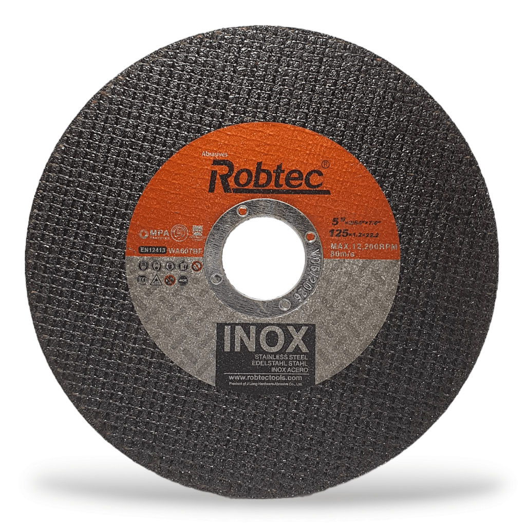Mata gerinda potong besi 5 inch 125x1.2x22mm ROBTEC