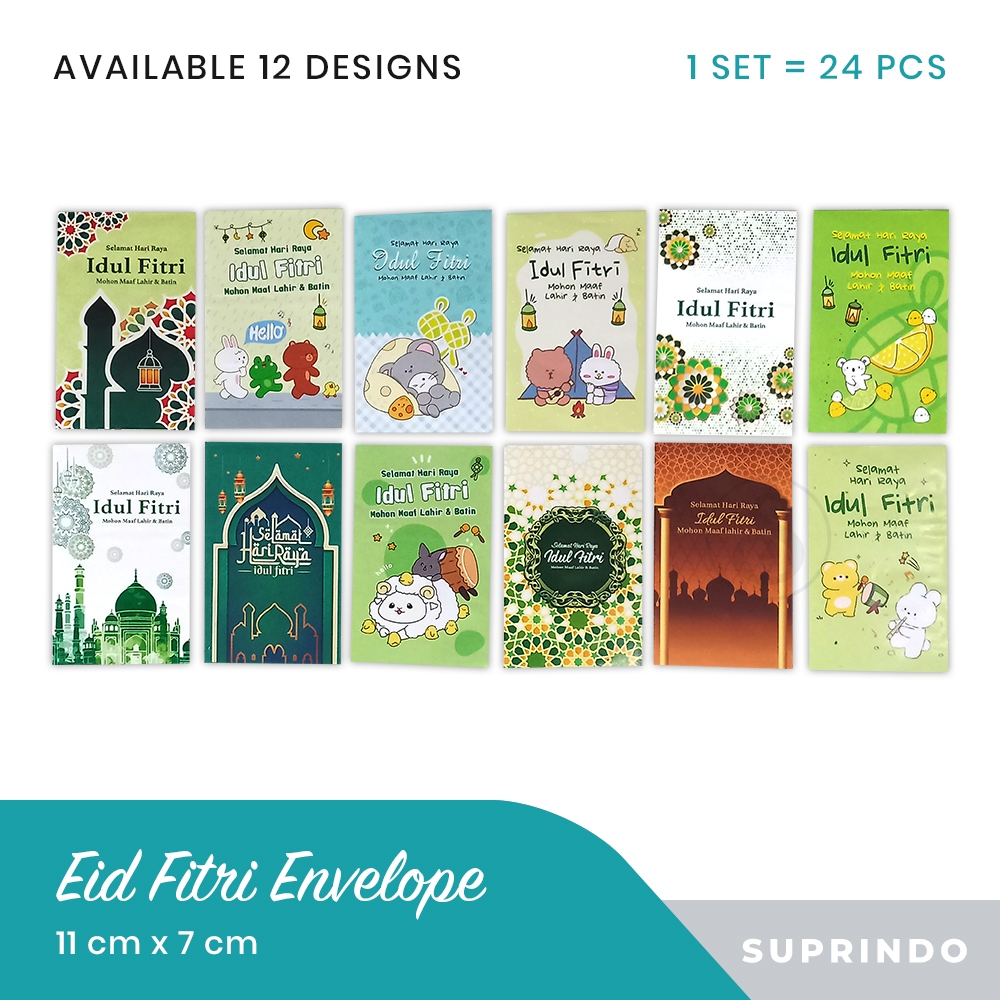 

(24 PCS) Amplop Lebaran 1 SET