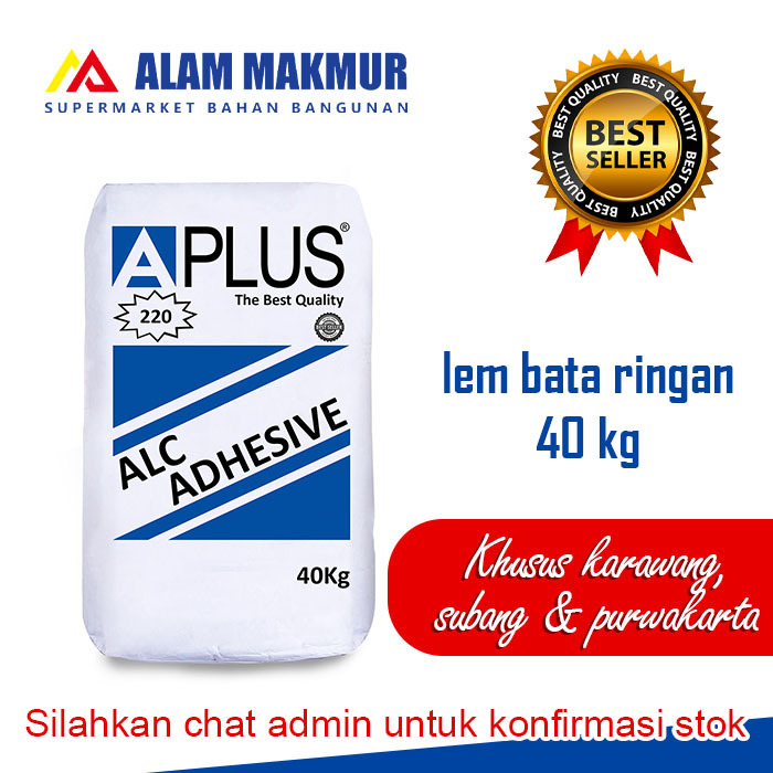APLUS 220-ALC ADHESIVE 40 KG mortar perekat bata ringan / hebel
